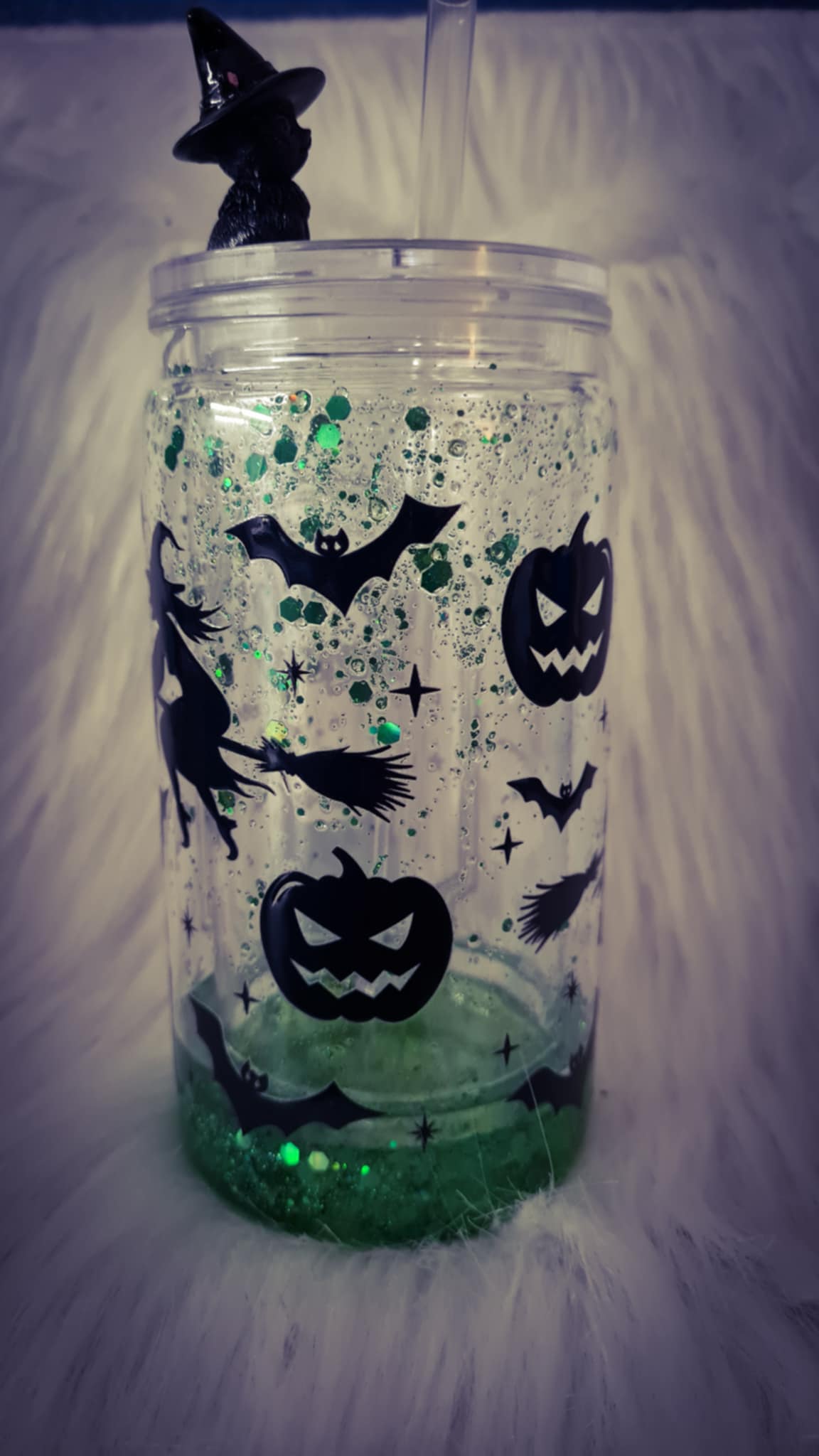 Verre magique green witch