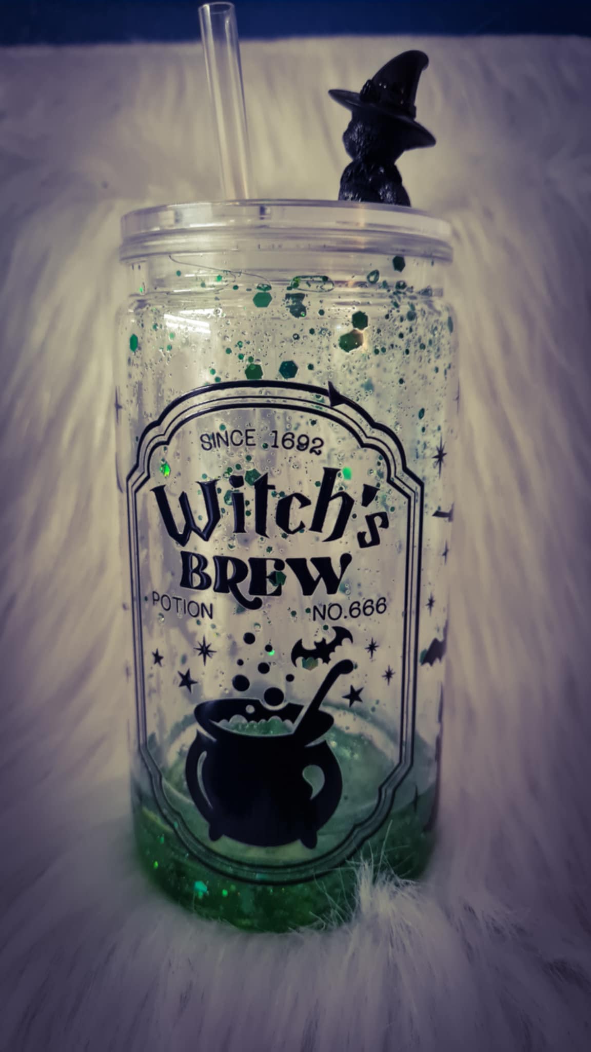Verre magique green witch