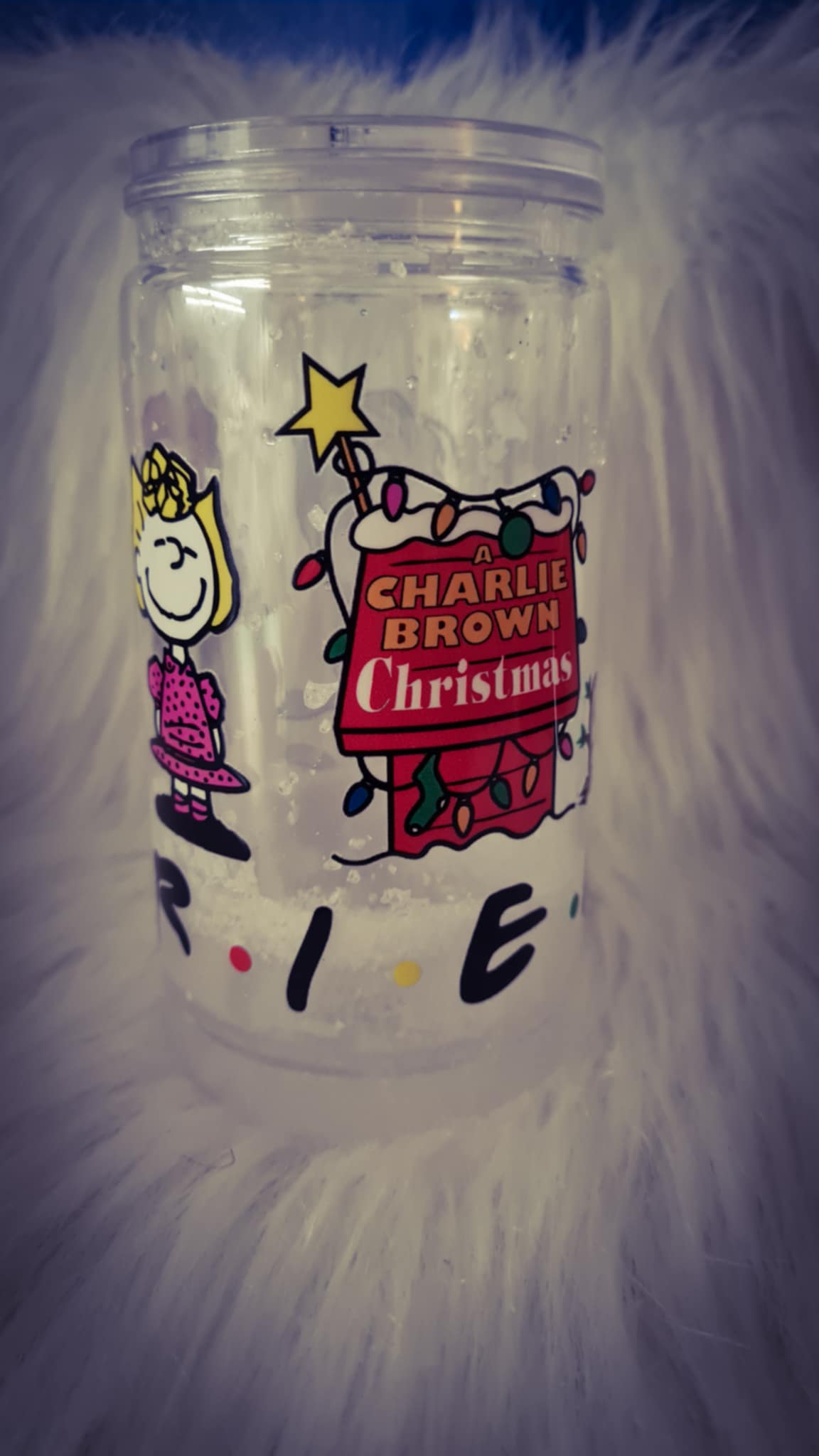 Verre snoopy snow