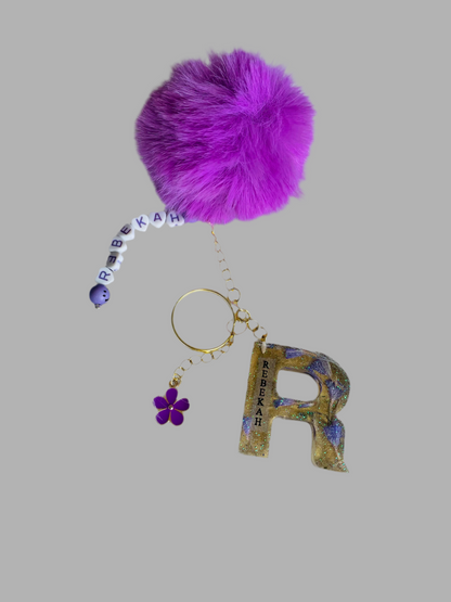 Porte-clé lettre