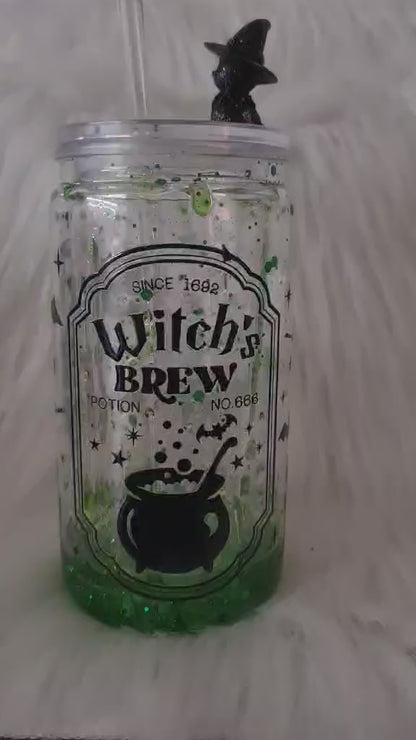 Verre magique green witch